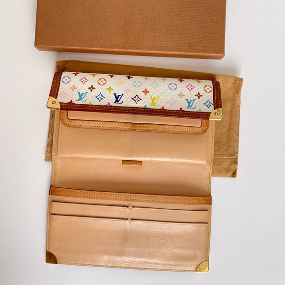 SOLD LOUIS VUITTON Porte Tresor International Monogram Multicolore Canvas Wallet - Picture 6 of 8